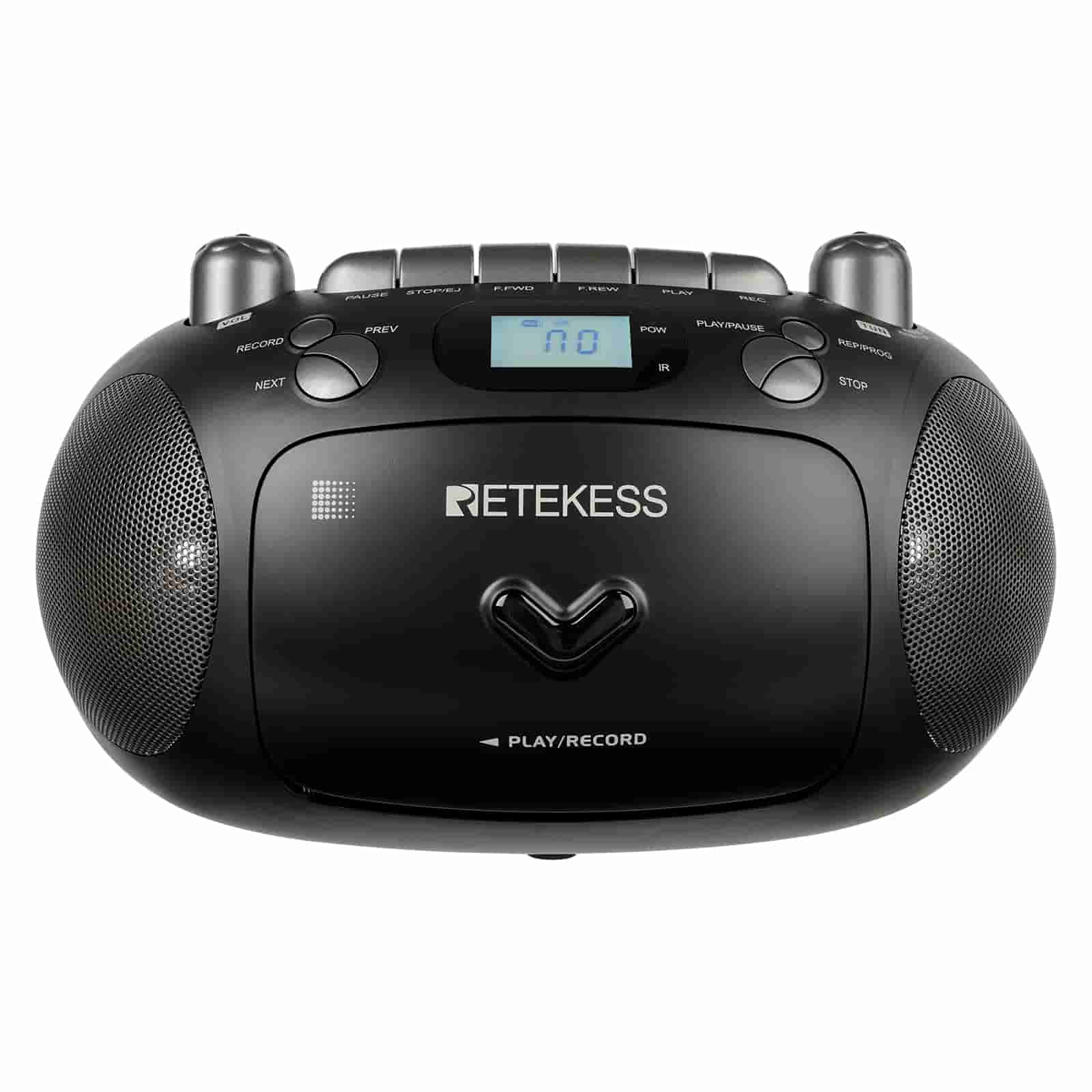 RetekessTR630多機能CDラジオ ラジカセ FM対応 語学学習用機能 電池
