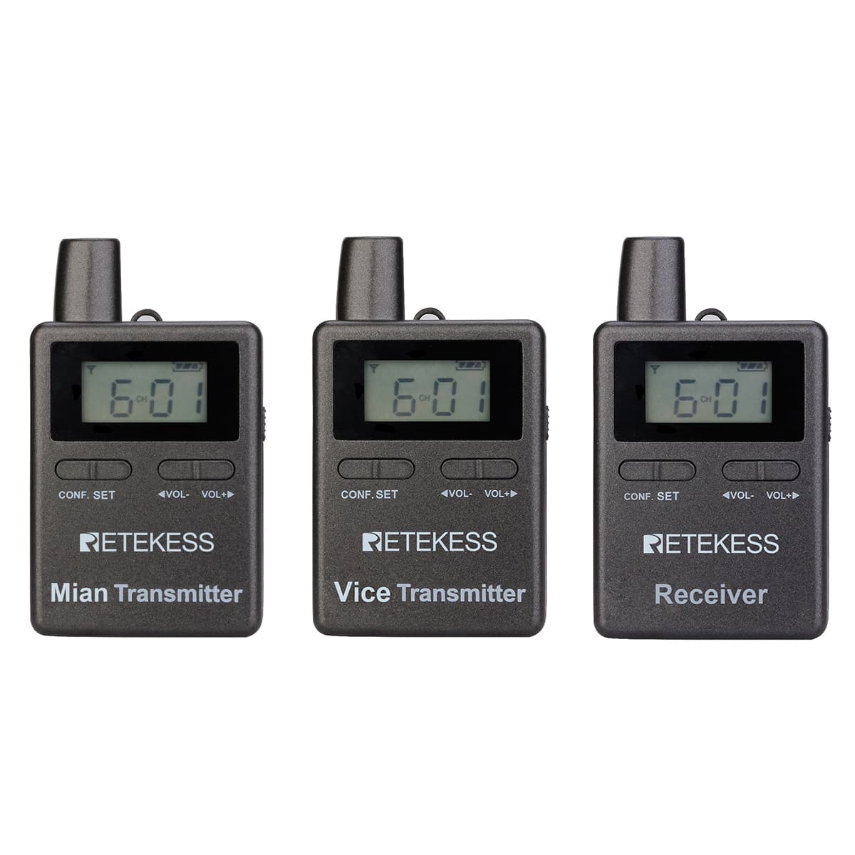 Retekess TT105 FMランスミッター ツアーガイドシステム 無線ガイド 