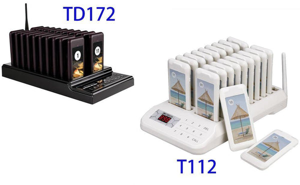 TD172とT112レストランページャーシステムの違い - retekess