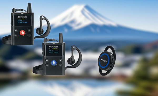 Retekess TT126 双方向ワイヤレスガイドシステム ：長距離通信の究極ソリューション