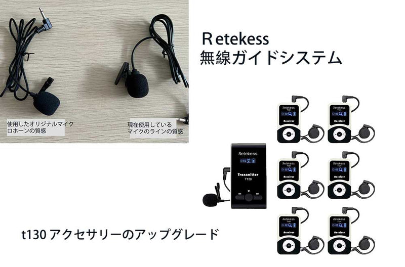 retekessのベストセラーT130無線ガイドシステムのアクセサリーがリニューアル！ ! !