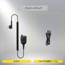 ケンウッド適用マイク スピーカーマイク AIアクティブ ノイズキャンセリングヘッドセット 【ケブラーケーブル/IP54防塵防水//Type-C充電】HK011 手持ち　トランシーバー