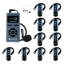 1-Retekess TT106 ワイヤレスガイドシステム 耳掛け式ツアーガイドシステム イヤーフック ミニ受信機 自動ペアリング 操作簡単 ボタン1つで1機能   工場見学 会社説明会 同時通訳 博物館 教会翻訳-最新モデル