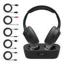 Retekess TA010は、最先端のANCノイズキャンセリングと30ms未満の超低遅延を実現したテレビ用ワイヤレスヘッドホンです。光・HDMI・AUX・同軸とあらゆるテレビに接続可能。2.4GHz／ワイヤレスデュアルモードで、テレビもスマホもボタン一つで切り替え。最大100台同時接続、74.5時間の圧倒的ロングバッテリーで、家族全員が快適に映画やスポーツを楽しめます。軽量＆柔らかいイヤーパッドが長時間の装着疲れも軽減。まさに家庭用エンターテインメントを革新する一台です。