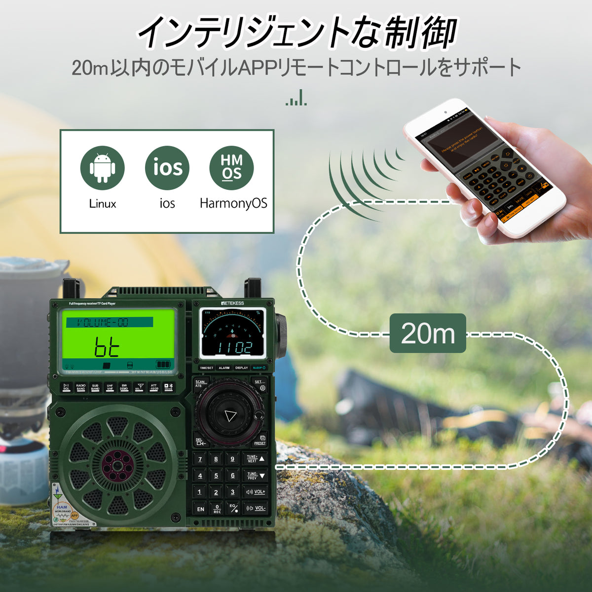 ★新品未使用★令和版BCLラジオ★新品　Retekess TR113 在庫あり Amazon.co.jp: Retekess TR113 短波ラジオ ポータブルラジオ