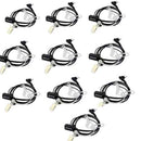 Retevis EAM002 トランシーバーイヤホン音響管ヘッドセット 2Pin PTT マイクモトローラ PRO1150 P040 CT150 CT150 HYT TC-500 汎用アクセサリー ブラック