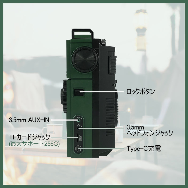 Retekess TR113 短波ラジオ ポータブルラジオ アマチュア無線 フルバンドラジオ BCLラジオ 全帯域 FM/AM/SW/MW/LW/CB/VHF/UHF/WB/AIR/SSB 航空無線 スリープ機能 目覚まし時計 1600局メモリー APP 高感度 無線愛好家向け 防災 旅行 アウトドア