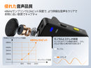 SVMic D4 ピンマイク ワイヤレス 【2026新型ピンマイク】4人同時使用 瞬時接続 磁気吸着対応LED指示灯付き ノイズ軽減 自動ペアリング ミュート 工場見学 会社説明会 同時通訳 博物館 教会翻訳ワイヤレスガイドシステム用