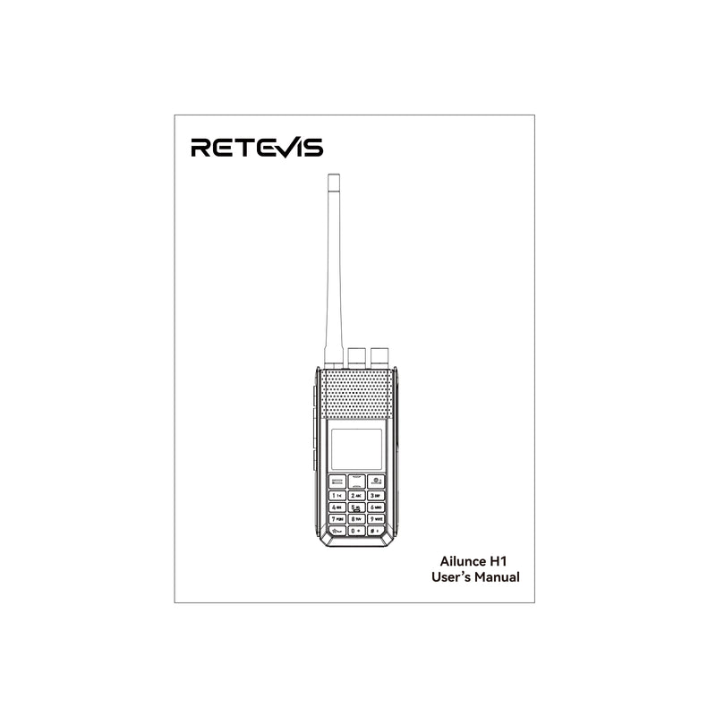 Retevis H1 DMR無線機  UVデュアルセグメント トランシーバー デジタル双方向ラジオ  特定小電力トランシーバー中継付きトランシーバーType-C  2900mAh大容量バッテリー4000チャネル 50万の連絡先 緊急用長距離アマチュア無線 jard保証可能