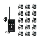 1-Retekess T130P/T131P 無線ガイドシステム  最新アップグレード版本 送信機*1+受信機*1  D型イヤホン 両耳に使用可能 長い伝送距離 ノイズ低減 自動シャットダウン 観光 工場見学 会社説明会 同時通訳 博物館 教会翻訳