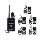 1-Retekess T130P/T131P 無線ガイドシステム  最新アップグレード版本 送信機*1+受信機*1  D型イヤホン 両耳に使用可能 長い伝送距離 ノイズ低減 自動シャットダウン 観光 工場見学 会社説明会 同時通訳 博物館 教会翻訳