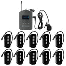 2-Retekess TT112ワイヤレスガイドシステム イヤーフックのデザイン aux機能  工場見学  教会翻訳 ツアーガイド
