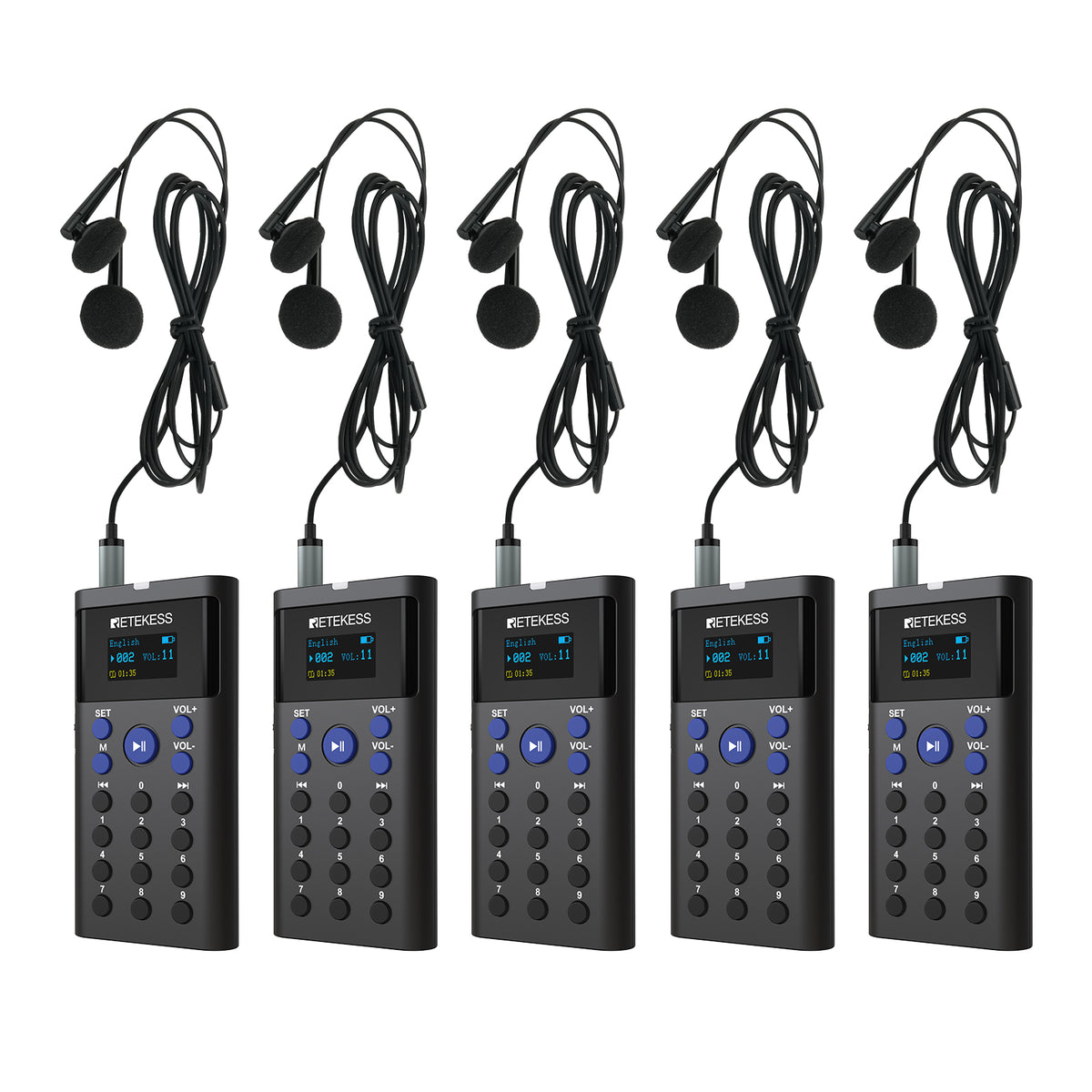 Retekess TT128 セルフサービス音声ガイド システム 自動ツアー ガイド