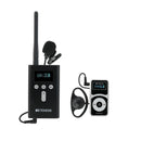 1-Retekess T130P/T131P 無線ガイドシステム  最新アップグレード版本 送信機*1+受信機*1  D型イヤホン 両耳に使用可能 長い伝送距離 ノイズ低減 自動シャットダウン 観光 工場見学 会社説明会 同時通訳 博物館 教会翻訳