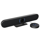 Retekess TC201 webカメラ 会議室向け一体型ビデオバー ウェブカメラ ビデオ会議カメラ マイク付き スピーカー内蔵 120°視野角 広角 4K 高画質 5倍デジタルズーム HDMI 中小企業の会議室向け 会議用オールインワン マシン AI バックライト処理 WIN/MAC/LINUX システム/会議/授業/自宅ネットワーク用/Zoom/Skype/Lineに対応可能