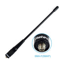 Retevisアンテナ RHD-701 SMAメス デュアルバンド  VHF/UHF (144/430MHz) 8.46インチ 汎用アクセサリー ブラック