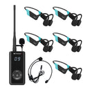 水泳用音声ガイドシステム，骨伝導ヘッドフォン， 水泳イヤホン， 完全防水 ，無線ガイドシステム，水泳トレーニング 水泳プール 水泳の授業，水泳指導者向け，ワイヤレスガイド