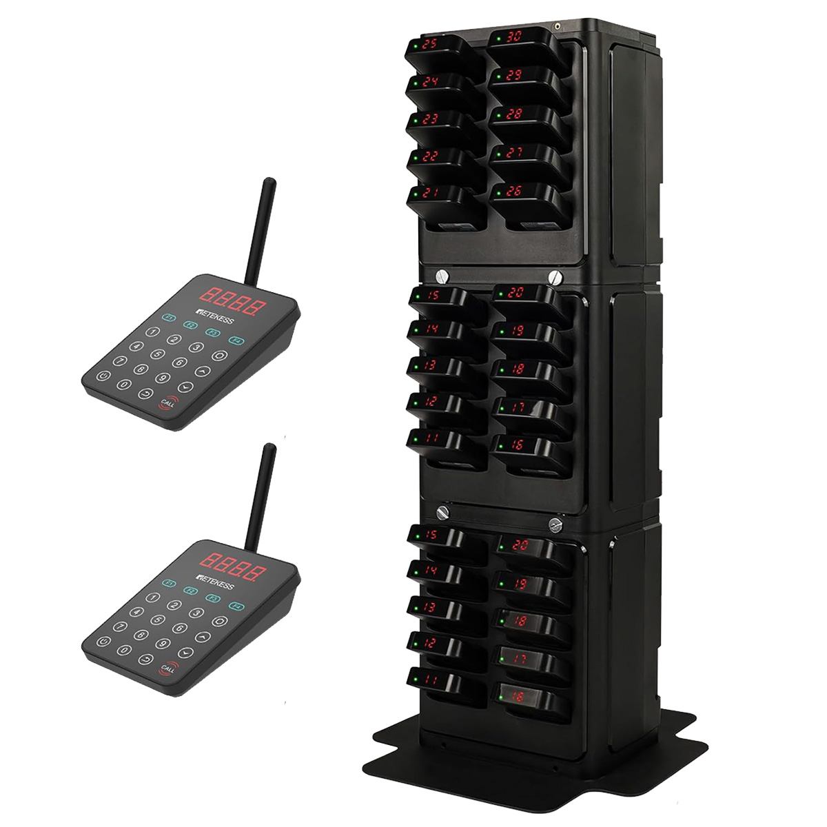 Retekess TD177 アップグレードされた壁掛け型呼び出しベル 【電波法