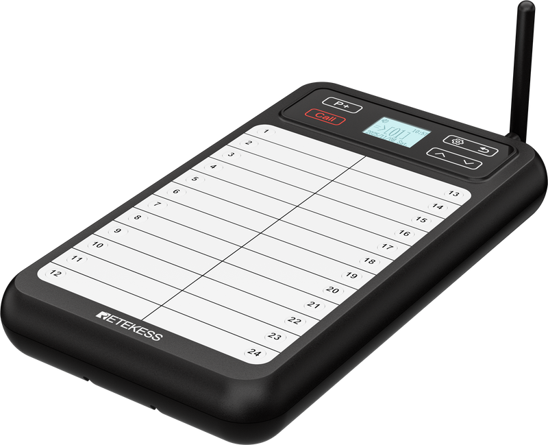806 ワイヤレス呼び出しシステム RETEKESS TD037呼び出し システムは、最大99台の受信機をサポートする