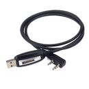 Retevis TK3107 プログラミングケーブル 汎用アクセサリー ブラック 2ピンプログラミングケーブル Retevis RT-5R /H777/BAOFENG UV5R/888s Kenwood Wouxun Puxing 用 Retevis プログラミングケーブル