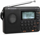 Retekess V115【最適化版】 小型短波ラジオ AM/FM/SW DSPラジオ REC録音機能 手動選局／ATS自動選局 スリープタイマー 多機能ポータブルラジオ 多様な音楽再生設定 日本語対応 USB-C充電式 64GB SDカードをサポート BASS重低音 日本語楽曲表示 高感度防災 贈り物 プレゼント お年寄り