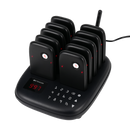 RetekessTD175S呼び出しシステム、呼び出しシステム、呼び出しベル、ワイヤレスチャイム 長距離、呼び出し 振動、通話履歴の確認機能、フードコート、7種類の通知モード【子機*10/飲食店用/病院/待合室/ クリニック/カフエ/食品/トラック用】