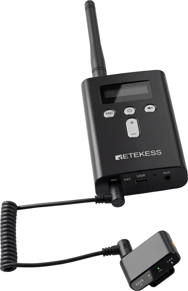 2人同時通話を実現する革新的ワイヤレスマイク。強力なAIノイズ
