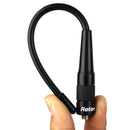 Retevisアンテナ RHD-701 SMAメス デュアルバンド  VHF/UHF (144/430MHz) 8.46インチ 汎用アクセサリー ブラック
