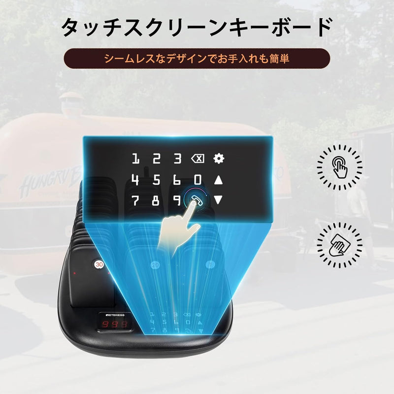 RetekessTD175P呼び出しベル 受信機（子機）30台セット呼び出し機 