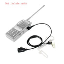 Retevis EAM002 トランシーバーイヤホン音響管ヘッドセット 2Pin PTT マイクモトローラ PRO1150 P040 CT150 CT150 HYT TC-500 汎用アクセサリー ブラック