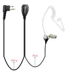 Retevis EAM002 トランシーバーイヤホン音響管ヘッドセット 2Pin PTT マイクモトローラ PRO1150 P040 CT150 CT150 HYT TC-500 汎用アクセサリー ブラック