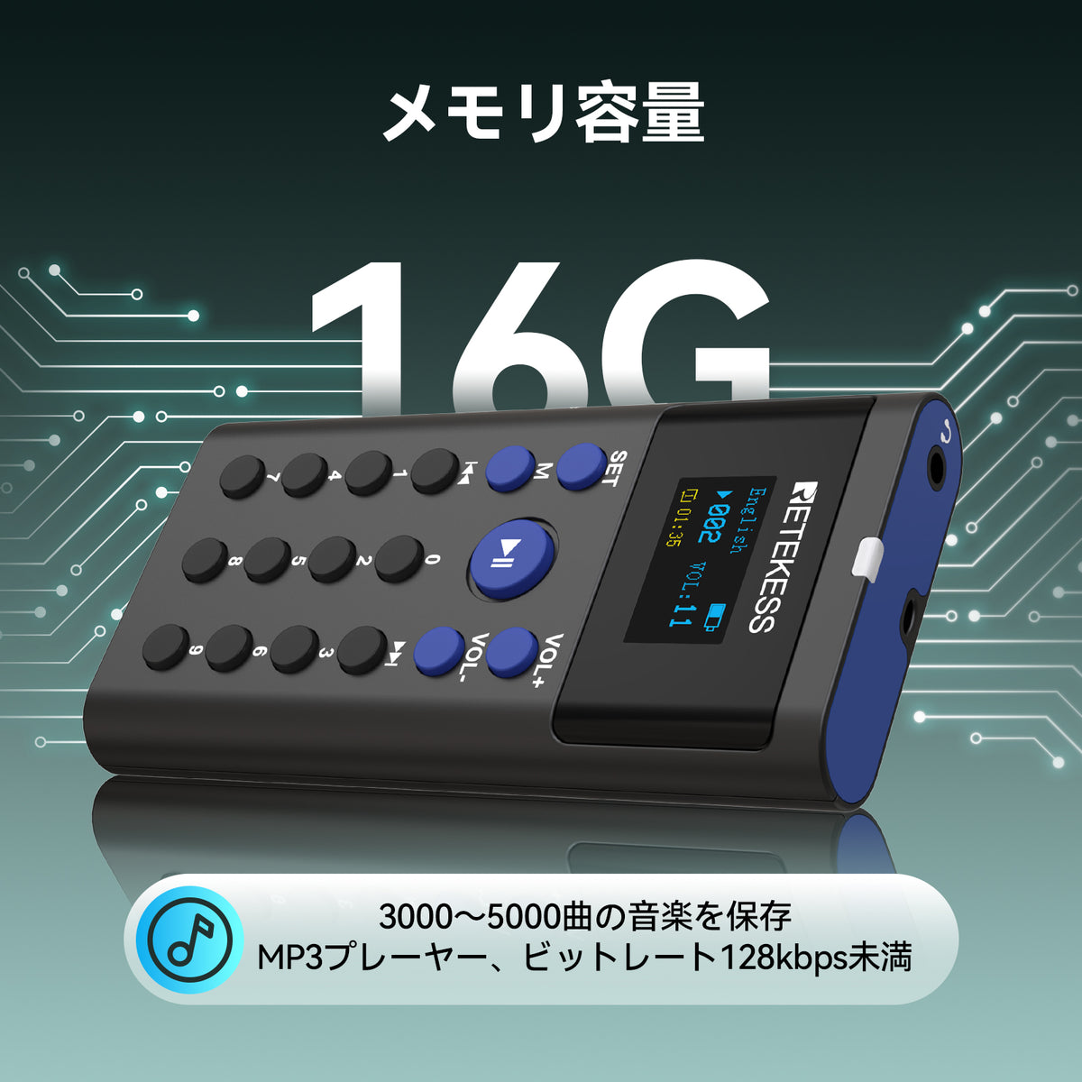 Retekess TT128 セルフサービス音声ガイド システム 自動ツアー ガイド