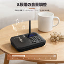 Retekess TH201 ワイヤレスインターホン最新アップグレード版  双方向通話  スマート音声インターコム 見守り液晶 24時間のケア プラグアンドプレイ 2000+のチャンネル 超長距離 15種類の着信音オプション 8段階音量調整 簡単な設置 部屋から部屋へ ホームインターフォン  オフィス 工場 看護師  高齢者 子ども/老人/妊婦見守り