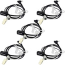 Retevis EAM002 トランシーバーイヤホン音響管ヘッドセット 2Pin PTT マイクモトローラ PRO1150 P040 CT150 CT150 HYT TC-500 汎用アクセサリー ブラック