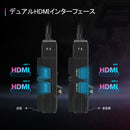 ST1 ワイヤレスビデオ伝送システム 無線映像伝送システム 4K HDMI送受信機セット 0.06秒低遅延 300m伝送範囲 1対4 APP対応 動画撮影 ライブ配信 ビデオグラファー 映画製作者向け