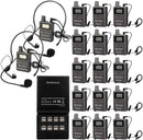 Retekess TT105 FMランスミッター ツアーガイドシステム 2.4GHz 双方向送信機と受信機 観光 工場見学
