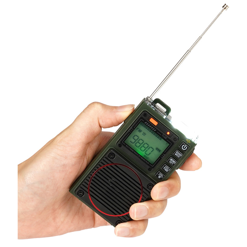 Retekess TR111ラジオ ポータブルラジオ アマチュア無線 vhf 短波ラジオ 充電式 Bluetooth APPリモコン スピーカー 懐中電灯 SOSアラーム AM/FM/SW TF TWS テクノロジーを搭載 小型 高感度 イヤホン付属 両親への贈り物 無線愛好家向け アウトドア