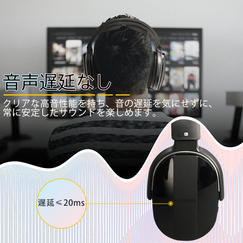 ヘッドフォン テレビ用ヘッドフォン ヘッドフォン，
軽量快適 オーバーイヤーヘッドホンTV用イヤホン ，ヘッドホン テレビ用高齢者
