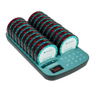 Retekess TD167A 呼び出しベルシステム ワイヤレスコールベル   親機*1＋子機*20 一体  ワンキーペアリング 範囲外アラーム   ファーストフード、フードコート、レストラン、コーヒー、 焼肉、 居酒屋、 カフェ店に向け