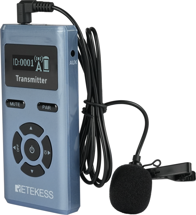 1-Retekess TT106 ワイヤレスガイドシステム 耳掛け式ツアーガイドシステム イヤーフック ミニ受信機 自動ペアリング 操作簡単 ボタン1つで1機能   工場見学 会社説明会 同時通訳 博物館 教会翻訳-最新モデル
