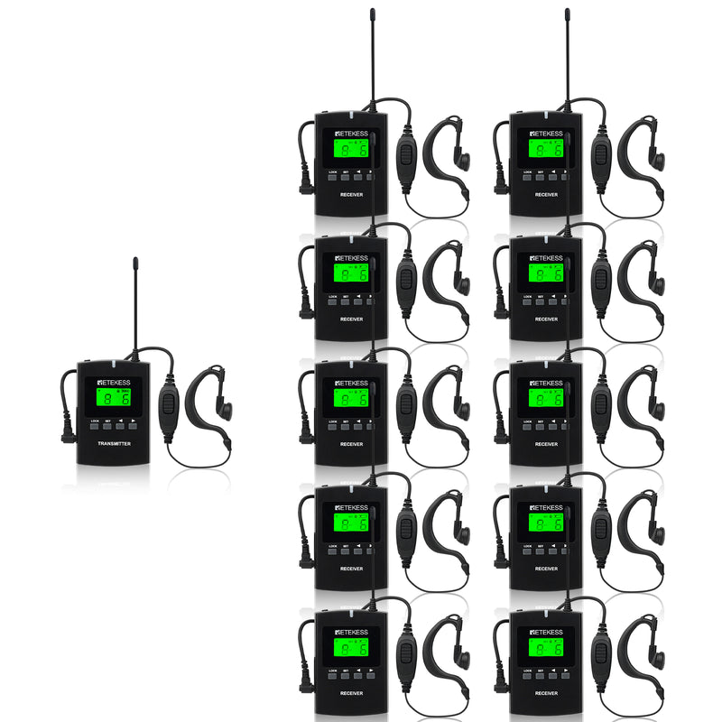 RETEKESS T124 ツアーガイドシステム 無線ガイドシステム 無線通信システム ワイヤレスガイドシステム業務用無線機 ガイドシステム 双指向性  TOA  SANWA  サンワ