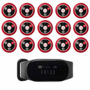 ワイヤレス 腕時計型携帯受信機 呼び出しベル 工場用・飲食店用・居酒屋・介護者・スタフィー呼び出しベル腕時計 腕の受信機