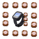 Retekess TD106 ワイヤレス呼び出しベル +呼び出しボタン 腕時計型受信機 腕時計型レシーバー 工場用無線機器 呼び出し機能