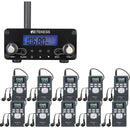 RetekessTR508 FM放送送信機FM局 特定小電力無線局CB無線機  + 会議翻訳用の10個のPR13レシーバー