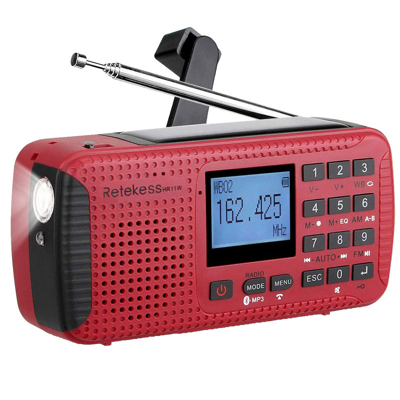 Retekess携帯ラジオ 災害時に対応  急ラジオ 防災ラジオ NOAALED懐中電灯を備えた