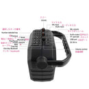 Retekess 拡声器 マイク1本付きスピーカー アンプ内蔵スピーカー 会議 セミナー イベント街頭 学校行事スピーチ 2本マイク 多機能対応 録音/ラジオ放送/ECHO/USB/AUX/TFカード対応