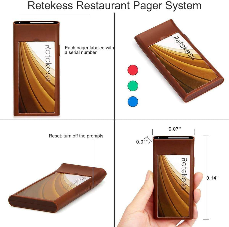 呼び出しベル フードコート Retekess T116ワイヤレ呼び出しシステム ゲストページャー 呼び丸 呼び出しブザー フードコート用呼び出しシステム フードコート用呼び出しシステム