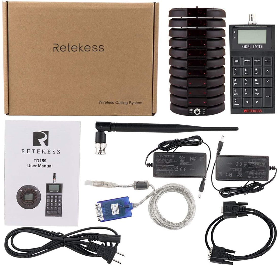 RETEKESS ワイヤレス呼び出しベル Amazon.co.jp: Retekess TD157呼び出しベル 【電波法適合】日本