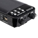 RetekessTR619 拡声器 スピーカー  FMラジオ付き音声増幅器マイク（通常版）イベント/講演/集会/学校行事/観光ガイドなどに最適