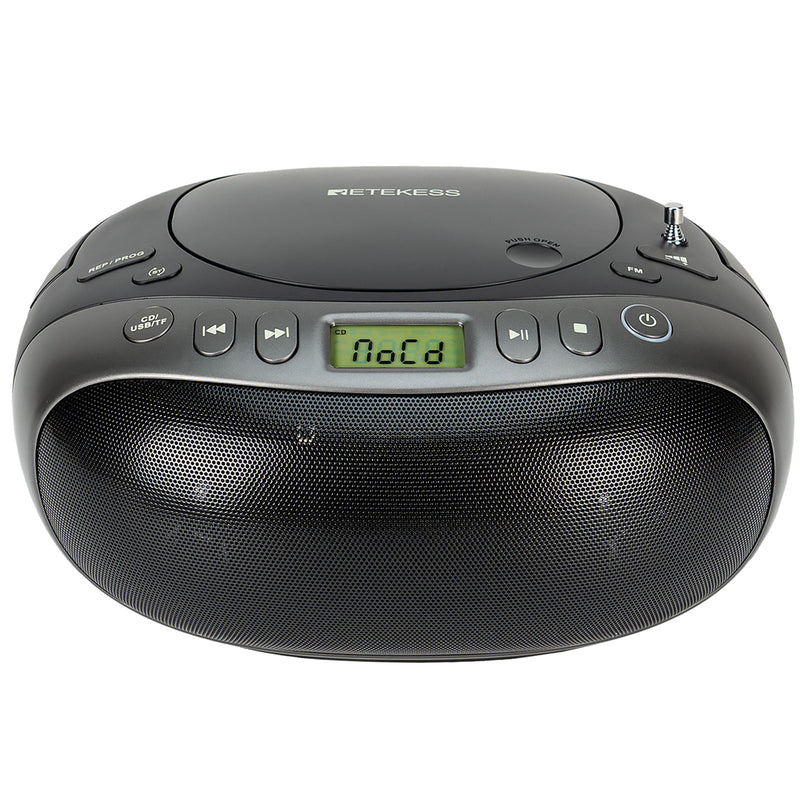 Retekess TR634 ポータブルラジカセCDプレーヤー  Bluetooth Radio FM ステレオラジカセ  リモコン LCDディスプレイ 高齢者向け
